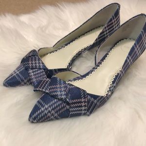 Kitten Heel Size 10 Plaid Heels New!!!